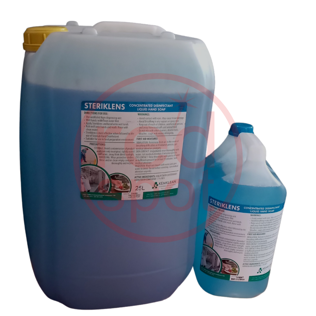 1 KK Hand Wash disinfectant STERIKLENS L- SABS