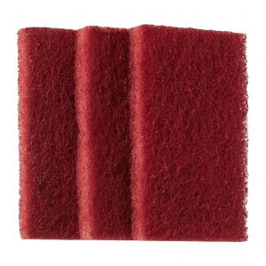 Scourer Pad Thick Hand > Red 10x15cm 1s